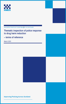Link to Thematic inspection of police response to drug harm reduction - Terms of Reference
